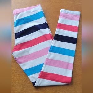 EUC Tommy Hilfiger Girls Striped Leggings